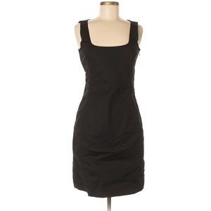 Halston Heritage Elegant Black Sheath Dress